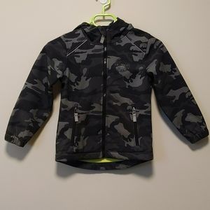 George Child's Camouflage Rainproof Windproof Size XS (4-5) Hooded Lined Jacket